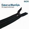 68 cm / 26.772 in T10 #5 Black Nylon Open-End Separating Jacket Zipper – ZPS0068T10