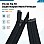 74 cm / 29.13 in T10 #5 Black Nylon Open-End Separating Jacket Zipper ZPS0074T10