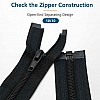 74 cm / 29.134 in T10 #5 Black Nylon Open-End Separating Jacket Zipper – ZPS0074T10