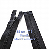55 cm T6 Kemik Fermuar Açık Uçlu Separe Armut Elcikli Mont ve Ceket İçin ZPK0055T6PROMO