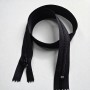 55 cm 21.66" Black T5 Nylon Closed-End Zipper | Coil Zipper for Pockets, Bags and Sewing | ZP0055T5