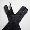 55 cm Black T5 Nylon Closed-End Zipper – Durable Bottom Model - ZP0055T5