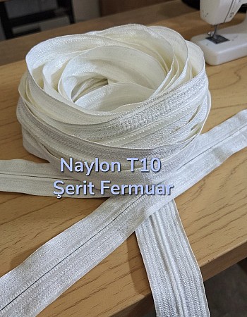 Naylon Şerit fermuar T 10 - SRTNYLT10