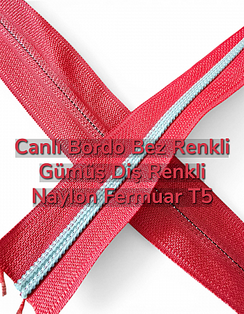 Nikel Diş Renkli Canlı Kırmızı bez renkli  - SRTNYLCT5
