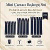 Mini Çantacı Başlangıç Seti –  Kısa Fermuar 15 Adet Lacivert Tip 5 Kapalı Uçlu Fermuar ST-0002T5