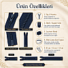 Mini Çantacı Başlangıç Seti –  Kısa Fermuar 15 Adet Lacivert Tip 5 Kapalı Uçlu Fermuar ST-0002T5