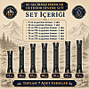 Su Geçirmez 7 Adet Fermuar Seti – Outdoor, Mont, Çanta ve Teknik Tekstil İçin - ST-0004T5