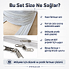 #5 nylon tape zipper set ideal for various projects, 20 meters (about 22 yards) long with 10 sliders included.