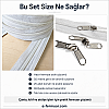 #5 Nylon Zipper Chain Kit for Bag Makers & Case Repair Shops – 50 m / 164.04 ft + 25 Sliders ST-0009T10-50M25C