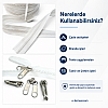 200 meter #5 molded plastic zipper and 100 sliders for tarp and tent manufacturing.