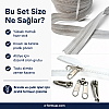 200 meter #5 molded plastic zipper and 100 sliders for tarp and tent manufacturing.