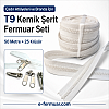 Ideal for tarp and tent construction, 50-meter-long #3 molded plastic zipper tape with 25 sliders set.