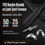 #10 Nylon Zipper Chain Kit for Tarp & Tent Repair Shops – 50 m / 164.04 ft + 25 Sliders ST-0013T20-50M25C