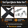 Çadır ve Branda Atölyeleri İçin Tip 20 Naylon Şerit Fermuar Seti – 50 Metre + 25 Kürsör ST-0013T20-50M25C