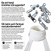 Atölye, Çanta ve Kılıf Üretimi İçin Tip 10 Naylon Şerit Fermuar Seti – 50 Metre + 25 Tek Elcikli Kürsör ST-T10T-NAYLON-50M25C