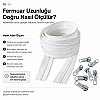 200 metre T5 naylon metraj fermuar 400 tek elcikli kürsör paketi