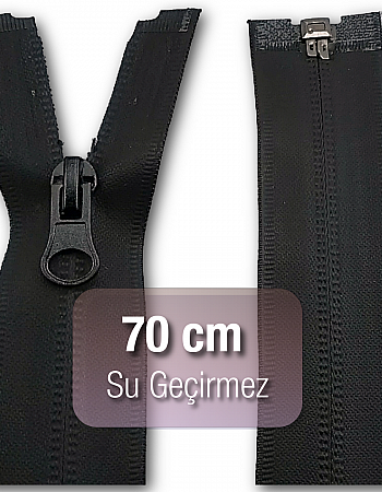 70 cm Su Geçirmez Mont  Fermuarı  F0006TPU