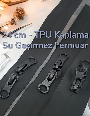 24 cm Waterproof  Zipper  P00024PRC