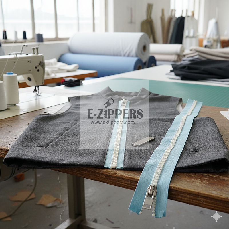 Molded Plastic Jacket Zipper 40 Cm #6 15,75" With Corn Teeth Separated ZPK0040T6TM