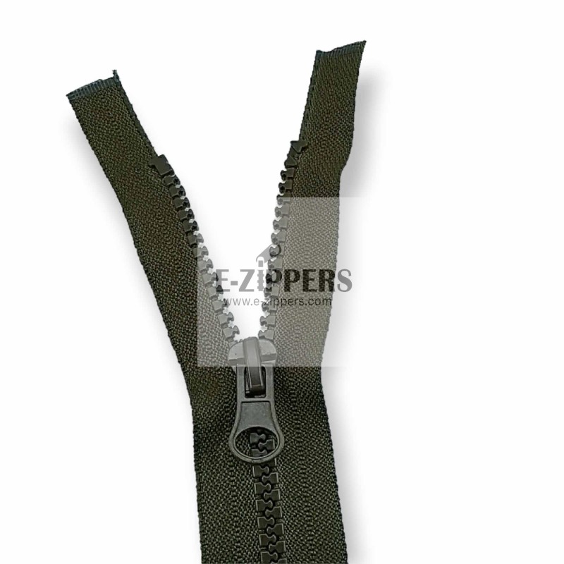 100 cm Mont ve Kaban Fermuarı T5 Kemik Açık Uçlu ZPK0100T5