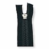 80 cm #5 31,50" Molded Plastic Jacket Zipper Metalized Teeth Open End Separated ZPK0080T5K