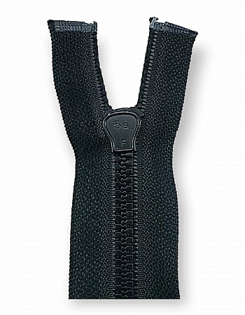 Molded Plastic Jacket Zipper 20 Cm #6 7,90" With Corn Teeth Close End ZPK0020T6TM