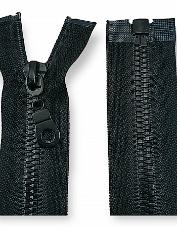 Molded Plastic Jacket Zipper 70 Cm #6 27,55" With Corn Teeth Separated ZPK0070T6TM