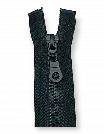 Molded Plastic Jacket Zipper 75 Cm #6 29,53" With Corn Teeth Separated ZPK0075T6TM