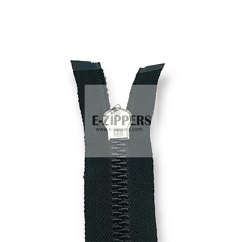 Molded Zipper 14 cm, 5,51" #9 Metal Teeth Imatation Close End ZPK0014T9MG