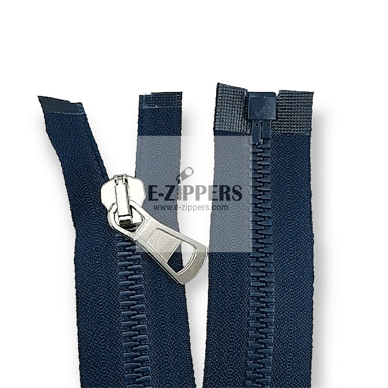 Molded Zipper 14 cm, 5,51" #9 Metal Teeth Imatation Close End ZPK0014T9MG