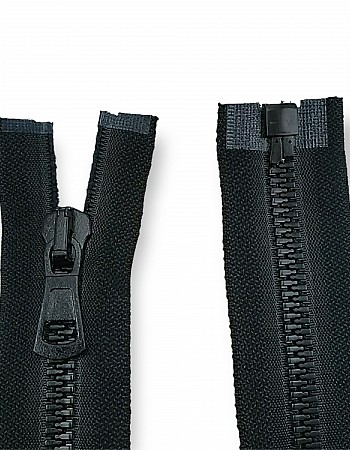Molded Zipper 70 cm, 27,55" #9 Metal Teeth Imatation Open End - Separe ZPK0070T9MG