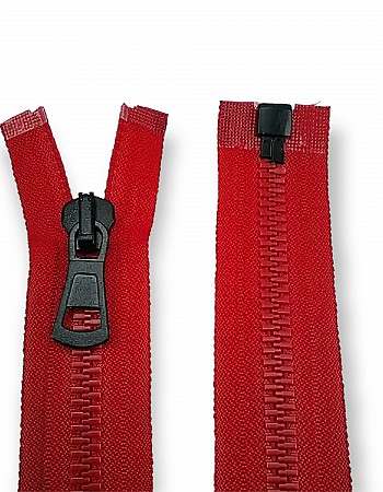 Molded Zipper 90 cm, 35,44" #9 Metal Teeth Imatation Open End - Separe ZPK0090T9MG