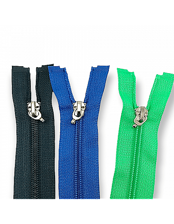 16 cm #5 6,30" Nylon Coil Jacket Zipper Close End ZPS0016T10