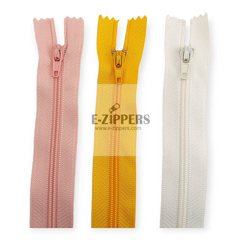 22 cm #3 8,66" Nylon Coil Zipper For Pant and Skirts Close End ZPS0022T5