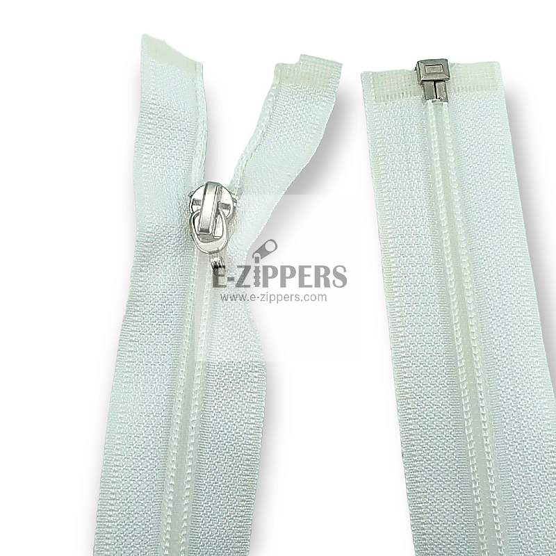 50 cm #5 19,70" Nylon Coil Jacket Zipper Open End - Separating ZPS0050T10