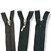 50 cm #5 19,70" Nylon Coil Jacket Zipper Open End - Separating ZPS0050T10