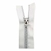 85 cm #5 33,47" Nylon Coil Metallic Teeth Jacket Zipper Open End - Separating ZPSM0085T10