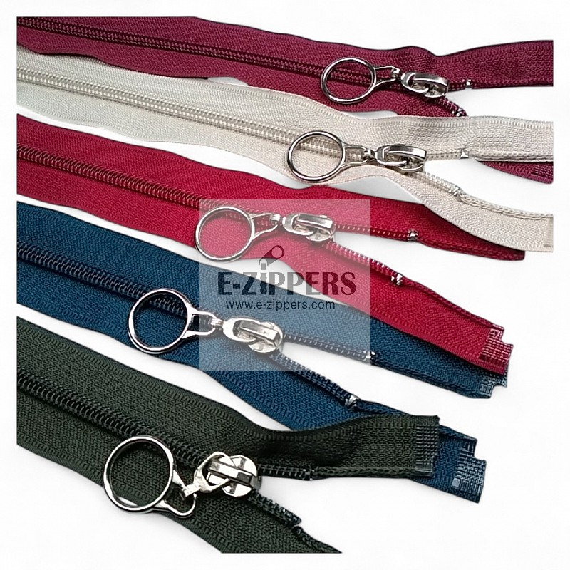 Cocuk Mont Fermuarı Naylon 47 cm Tip 10 17 Renk Açık Uçlu (Separe) ZPHSN0047T10