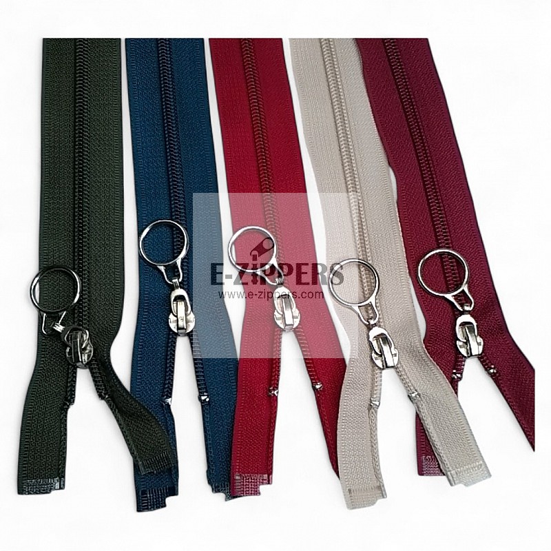 Cocuk Mont Fermuarı Naylon 47 cm Tip 10 17 Renk Açık Uçlu (Separe) ZPHSN0047T10