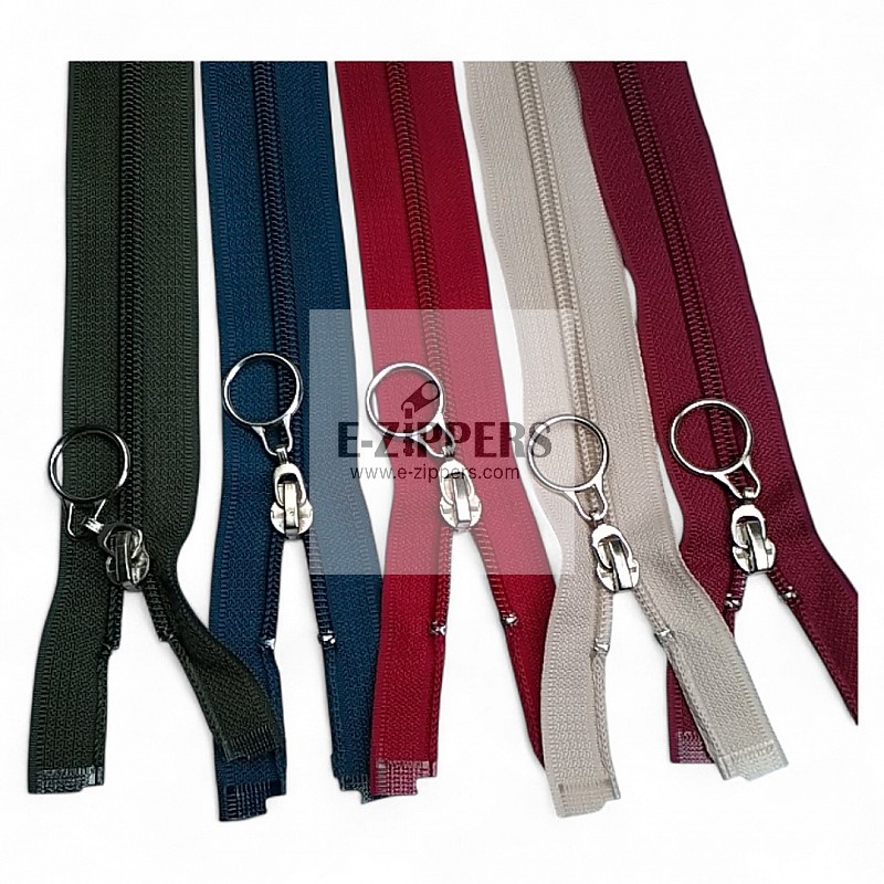 Cocuk Mont Fermuarı Naylon 47 cm Tip 10 17 Renk Açık Uçlu (Separe) ZPHSN0047T10