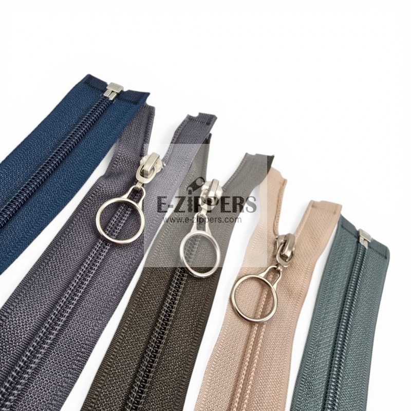 47 cm T10 Açık Uçlu Naylon Fermuar – Mont, Ceket ve Dış Giyim İçin Separe Model - ZPHSN0047T10