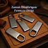 Dikdörtgen Zamak Fermuar Elciği - ELC001