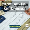 28 cm Kalın Dişli Kemik Fermuar T6 Açık Uçlu - Separe  ZPHSN0028T6
