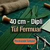 Gizli Fermuar 40 cm Tül ElbiseFermuarı ZPHSN0040TUL