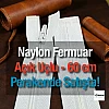 Naylon Pantolon ve Etek Fermuar 60 cm Açık Uçlu - Separe ZPS0060T5Promo