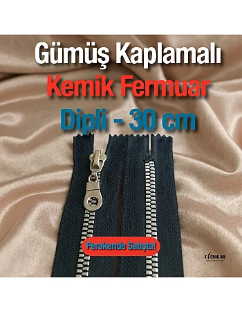Metal Dişli 30 cm  Fermuar Dipli   ZPS0030T6PROMO