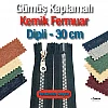 Metal Dişli 30 cm  Fermuar Dipli   ZPS0030T6PROMO