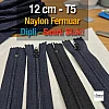 Naylon Cep Fermuarı 12 cm  Dipli -  NC0012T5