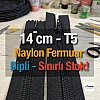 Naylon Cep Fermuarı 14 Cm  Dipli -  NC0014T5