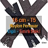 Naylon Cep Fermuarı 16 Cm Dipli -  NC0016T5